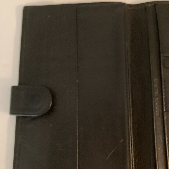 DILANA MEN/WOMEN VINTAGE BLACK TRAVEL WALLET - Picture 4 of 5